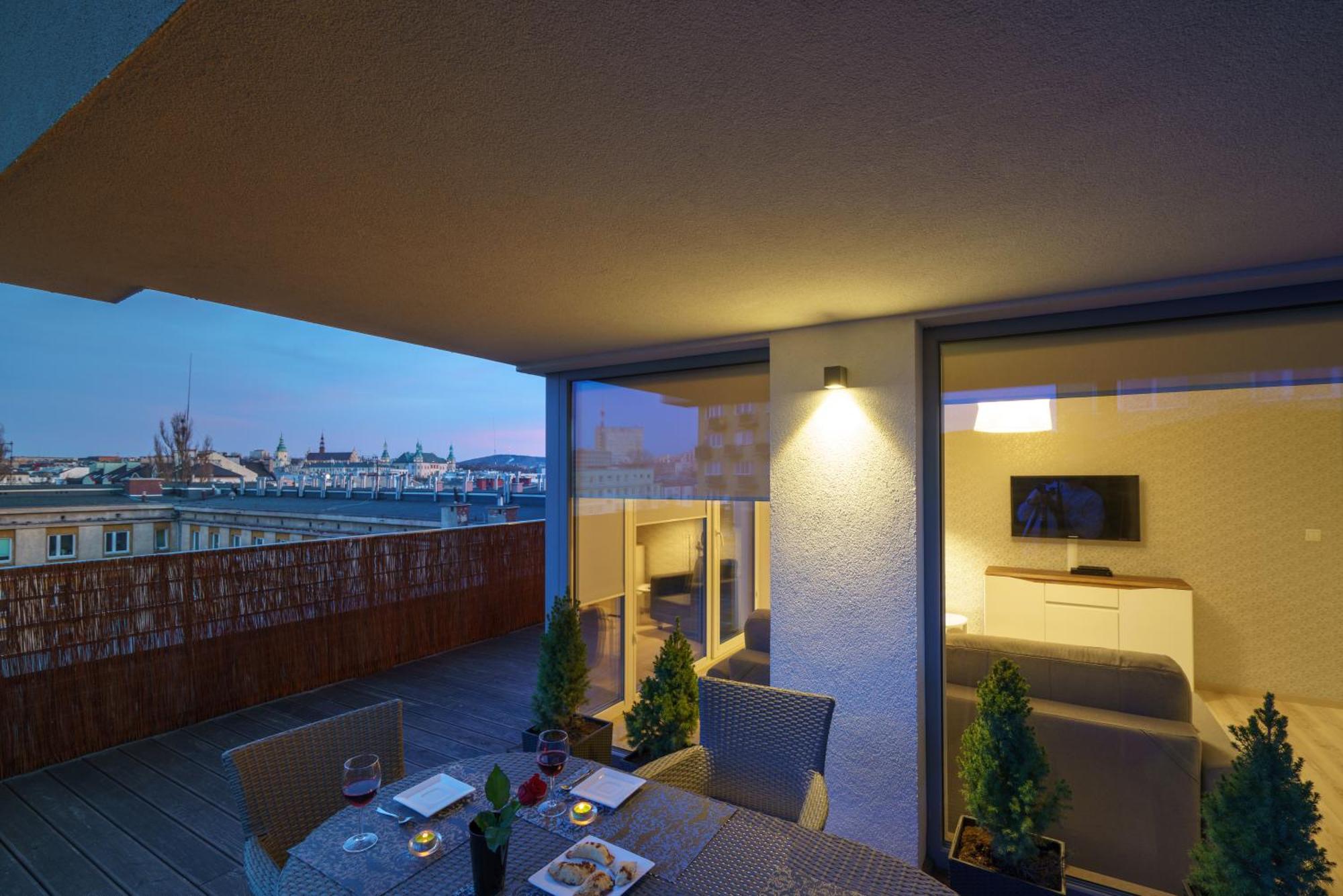 Apartament Z Tarasem Kielce Exteriör bild